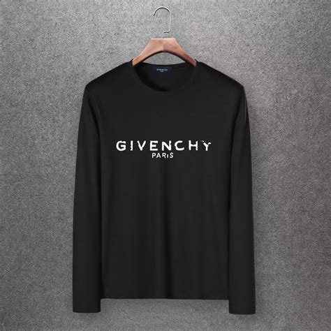 givenchy long sleeve men's|givenchy long sleeve t shirt.